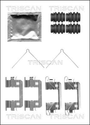 Triscan 8105 401620 - Kit d'accessoires, plaquette de frein à disque cwaw.fr