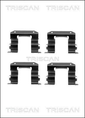 Triscan 8105 431616 - Kit d'accessoires, plaquette de frein à disque cwaw.fr