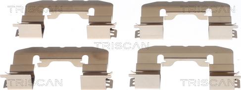 Triscan 8105 431636 - Kit d'accessoires, plaquette de frein à disque cwaw.fr