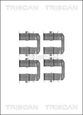 Triscan 8105 431623 - Kit d'accessoires, plaquette de frein à disque cwaw.fr