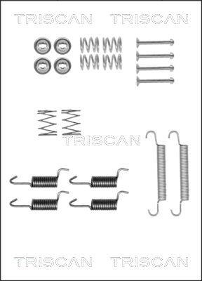 Triscan 8105 432588 - Kit d'accessoires, mâchoires de frein de stationnement cwaw.fr