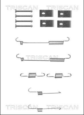 Triscan 8105 432006 - Kit d'accessoires, mâchoire de frein cwaw.fr