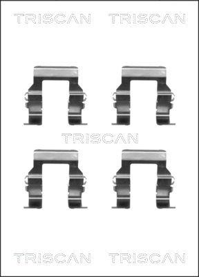 Triscan 8105 421589 - Kit d'accessoires, plaquette de frein à disque cwaw.fr