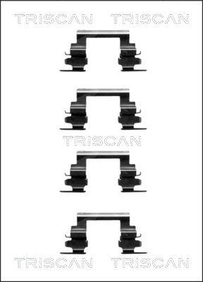 Triscan 8105 421588 - Kit d'accessoires, plaquette de frein à disque cwaw.fr