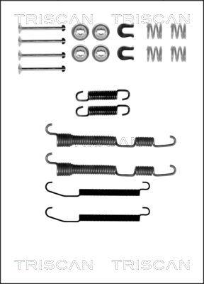 Triscan 8105 422580 - Kit d'accessoires, mâchoire de frein cwaw.fr