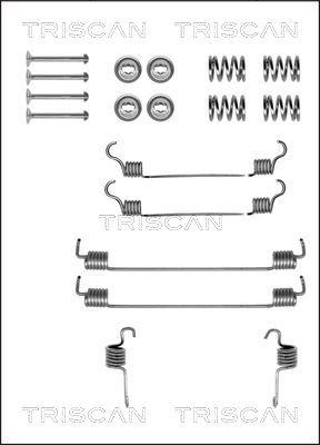 Triscan 8105 422582 - Kit d'accessoires, mâchoire de frein cwaw.fr