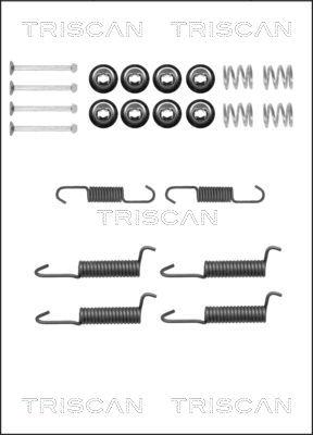 Triscan 8105 422587 - Kit d'accessoires, mâchoires de frein de stationnement cwaw.fr