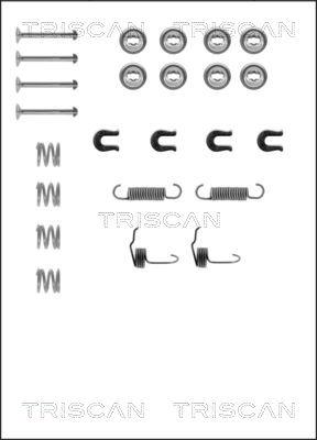 Triscan 8105 422523 - Kit d'accessoires, mâchoire de frein cwaw.fr