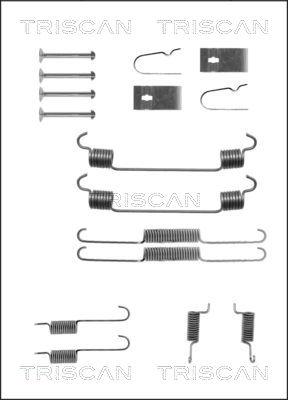 Triscan 8105 502543 - Kit d'accessoires, mâchoire de frein cwaw.fr