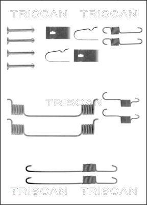 Triscan 8105 502554 - Kit d'accessoires, mâchoire de frein cwaw.fr