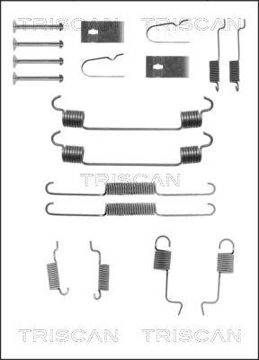 Triscan 8105 502555 - Kit d'accessoires, mâchoire de frein cwaw.fr