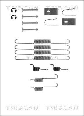 Triscan 8105 502501 - Kit d'accessoires, mâchoire de frein cwaw.fr