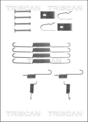 Triscan 8105 502502 - Kit d'accessoires, mâchoire de frein cwaw.fr