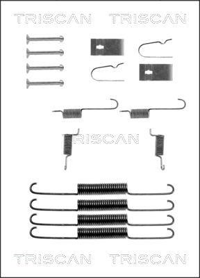 Triscan 8105 502533 - Kit d'accessoires, mâchoire de frein cwaw.fr