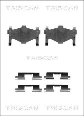 Triscan 8105 691622 - Kit d'accessoires, plaquette de frein à disque cwaw.fr