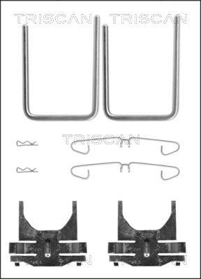 Triscan 8105 651113 - Kit d'accessoires, plaquette de frein à disque cwaw.fr