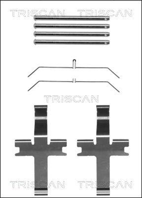 Triscan 8105 681535 - Kit d'accessoires, plaquette de frein à disque cwaw.fr