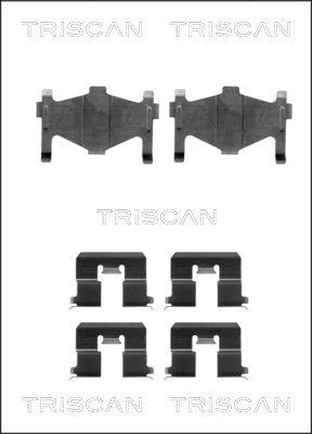 Triscan 8105 141591 - Kit d'accessoires, plaquette de frein à disque cwaw.fr