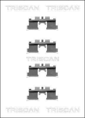 Triscan 8105 141511 - Kit d'accessoires, plaquette de frein à disque cwaw.fr