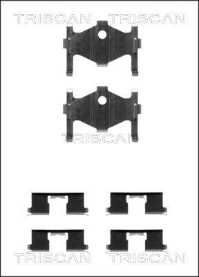 Triscan 8105 141605 - Kit d'accessoires, plaquette de frein à disque cwaw.fr