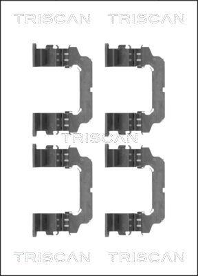 Triscan 8105 141603 - Kit d'accessoires, plaquette de frein à disque cwaw.fr