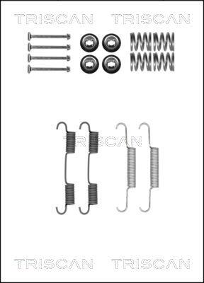 Triscan 8105 142568 - Kit d'accessoires, mâchoires de frein de stationnement cwaw.fr