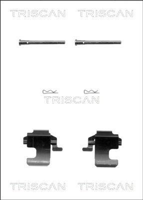 Triscan 8105 151348 - Kit d'accessoires, plaquette de frein à disque cwaw.fr