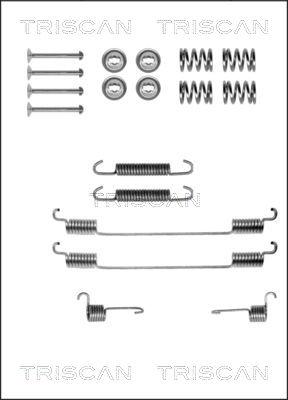 Triscan 8105 152549 - Kit d'accessoires, mâchoire de frein cwaw.fr