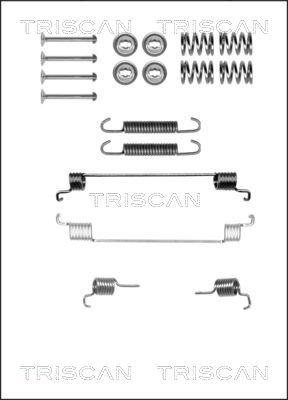 Triscan 8105 152540 - Kit d'accessoires, mâchoire de frein cwaw.fr