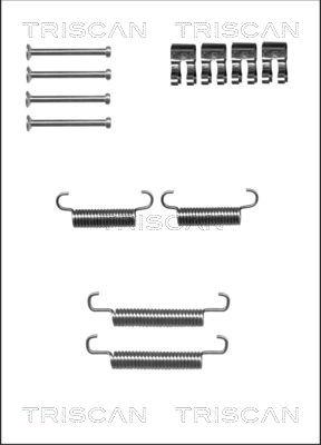 Triscan 8105 152560 - Kit d'accessoires, mâchoires de frein de stationnement cwaw.fr