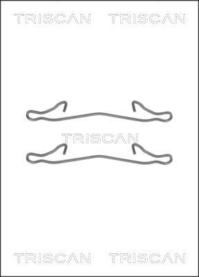 Triscan 8105 161563 - Kit d'accessoires, plaquette de frein à disque cwaw.fr