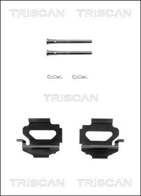 Triscan 8105 161574 - Kit d'accessoires, plaquette de frein à disque cwaw.fr