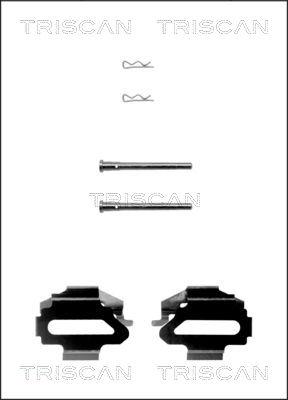 Triscan 8105 161613 - Kit d'accessoires, plaquette de frein à disque cwaw.fr