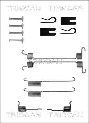 Triscan 8105 162590 - Kit d'accessoires, mâchoire de frein cwaw.fr