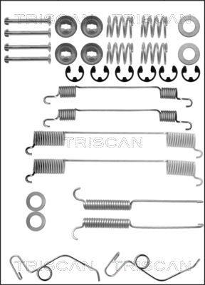 Triscan 8105 162510 - Kit d'accessoires, mâchoire de frein cwaw.fr