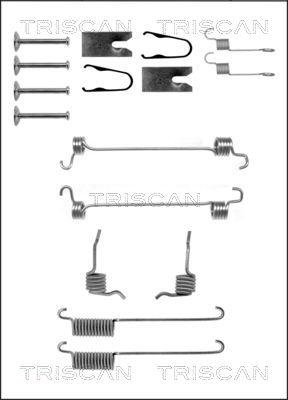 Triscan 8105 162588 - Kit d'accessoires, mâchoire de frein cwaw.fr