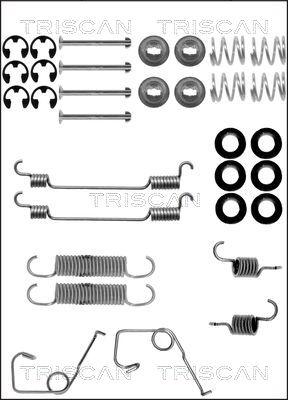 Triscan 8105 162579 - Kit d'accessoires, mâchoire de frein cwaw.fr