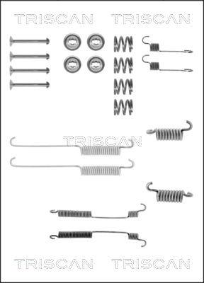 Triscan 8105 162036 - Kit d'accessoires, mâchoire de frein cwaw.fr