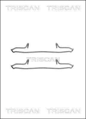 Triscan 8105 101594 - Kit d'accessoires, plaquette de frein à disque cwaw.fr