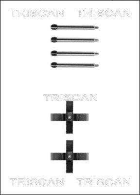 Triscan 8105 101590 - Kit d'accessoires, plaquette de frein à disque cwaw.fr