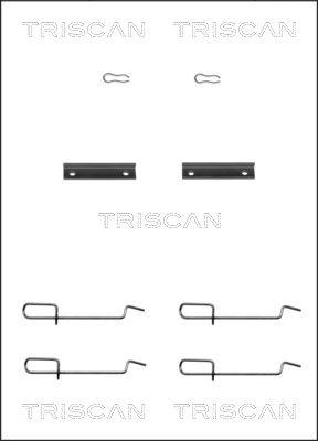 Triscan 8105 101592 - Kit d'accessoires, plaquette de frein à disque cwaw.fr