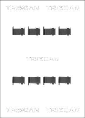 Triscan 8105 101597 - Kit d'accessoires, plaquette de frein à disque cwaw.fr