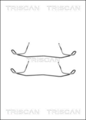 Triscan 8105 101565 - Kit d'accessoires, plaquette de frein à disque cwaw.fr