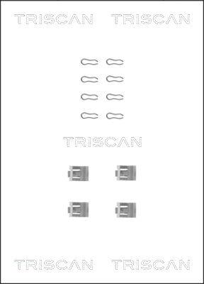 Triscan 8105 101507 - Kit d'accessoires, plaquette de frein à disque cwaw.fr