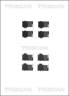 Triscan 8105 101522 - Kit d'accessoires, plaquette de frein à disque cwaw.fr