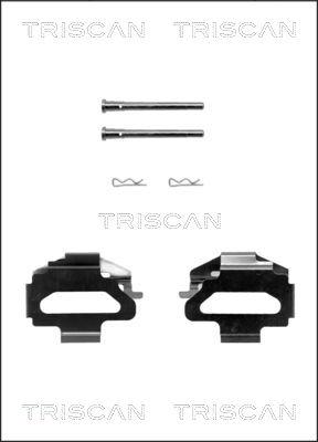 Triscan 8105 101575 - Kit d'accessoires, plaquette de frein à disque cwaw.fr