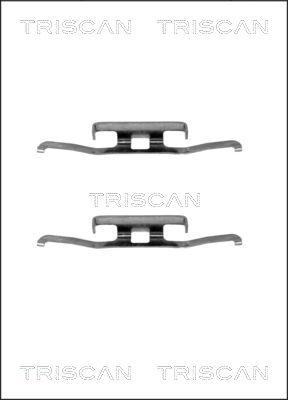 Triscan 8105 101570 - Kit d'accessoires, plaquette de frein à disque cwaw.fr