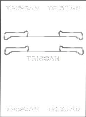 Triscan 8105 101642 - Kit d'accessoires, plaquette de frein à disque cwaw.fr