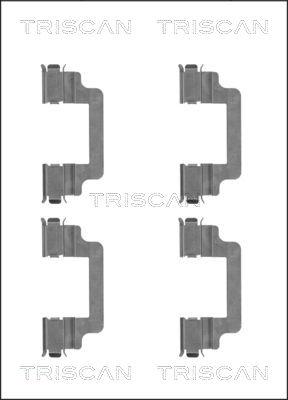 Triscan 8105 101659 - Kit d'accessoires, plaquette de frein à disque cwaw.fr