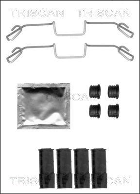 Triscan 8105 101660 - Kit d'accessoires, plaquette de frein à disque cwaw.fr